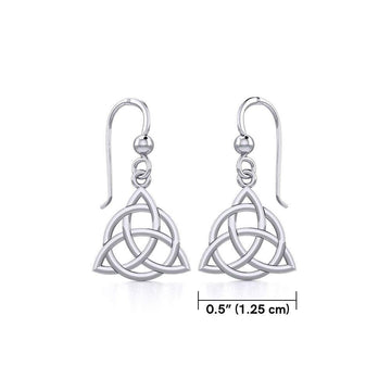 Triquetra Silver Earrings TE2912 - Jewelry
